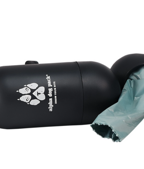 Pill Dispenser with Epi Degradable Poop Bag Roll