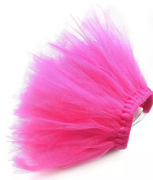 Hot Pink Dog Tutu Skirt (XS)