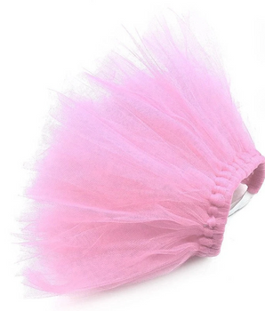 Light Pink Dog Tutu Skirt (XS)