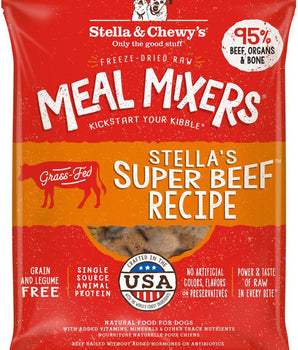 Stella And Chewys Dog Freeze-Dried Meal Mixer Stellas Beef 1oz. (Case Of 8)