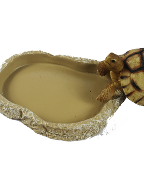 Jungle Bob Flat Turtle Food Dish