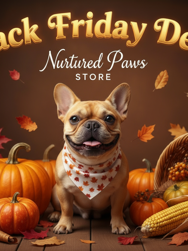 keep the first ad but only change the color of the frenchie to white