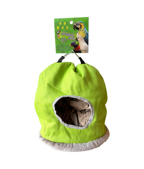 A & E Cages Happy Beaks Snuggle Sack Bird Hut Assorted, 1ea/XL