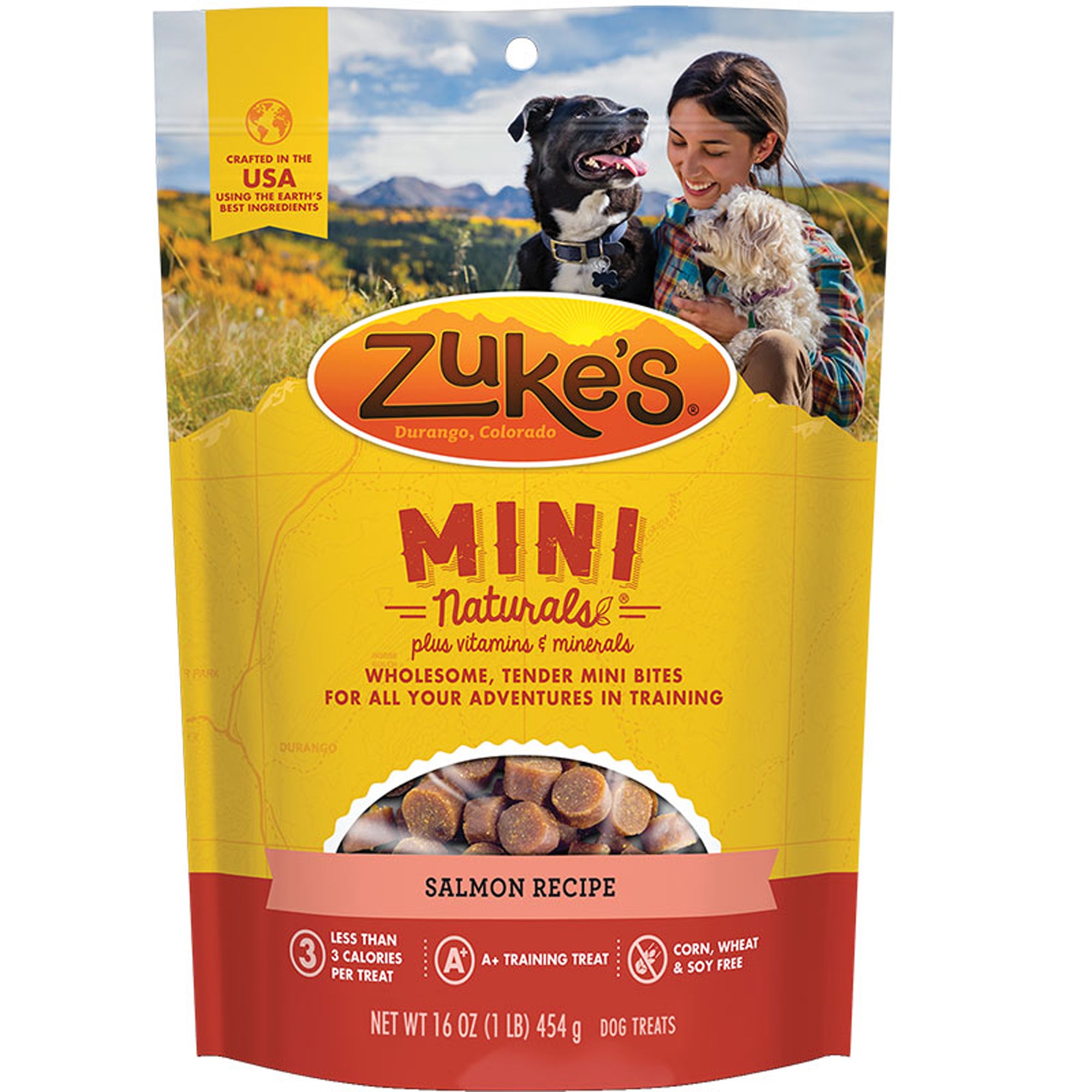 Zukes Dog Mini Natural Salmon 1Lb