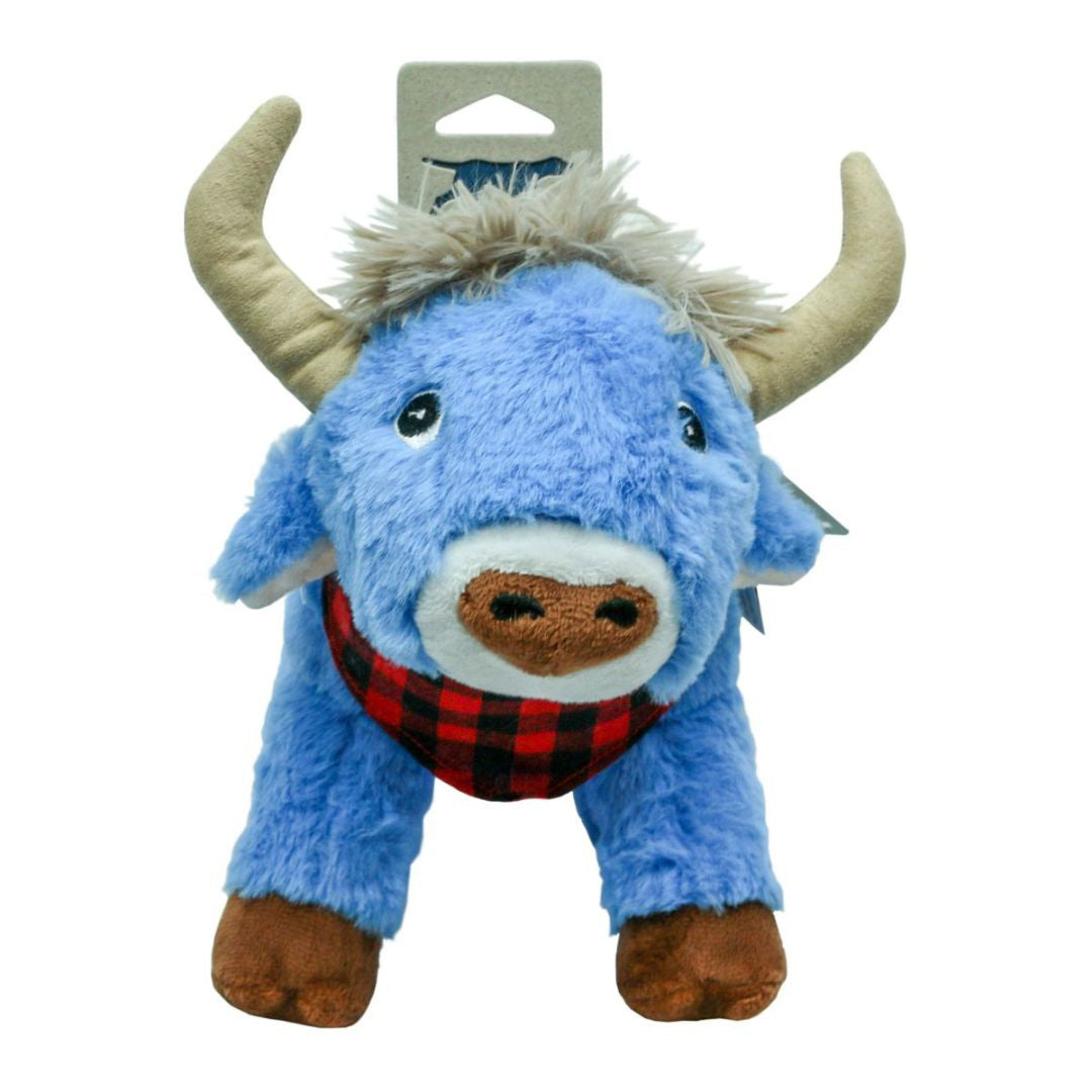 Tall Tails Dog Plush Crunch Blue Ox Squeak Crinkle 10 Inches