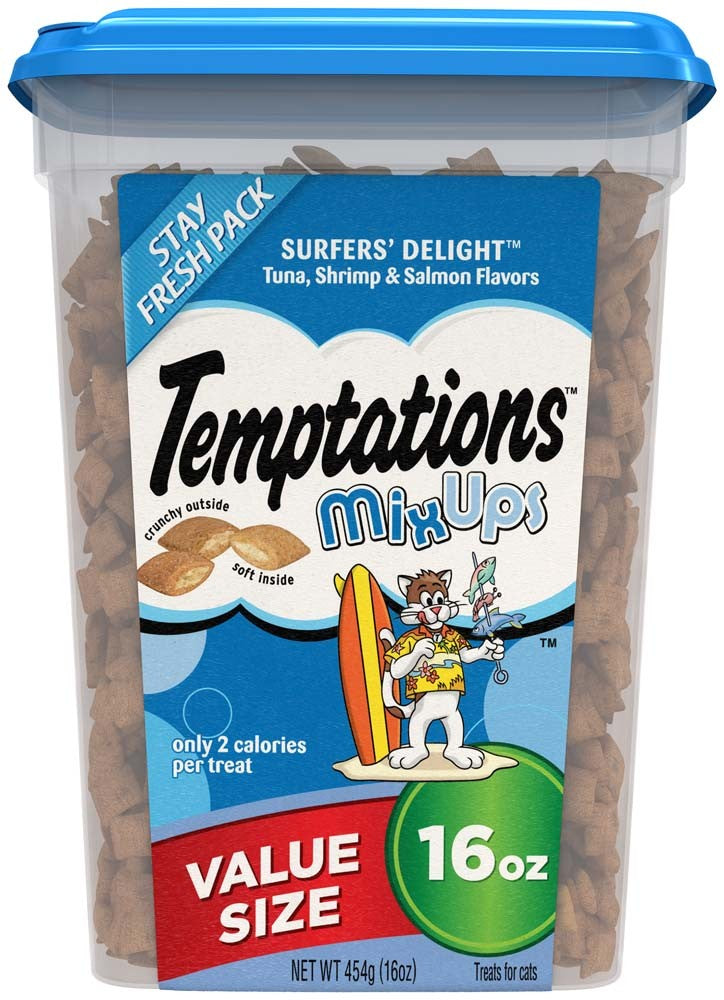 Temptations MixUps SURFERS DELIGHT Flavor Cat Treat 16 oz