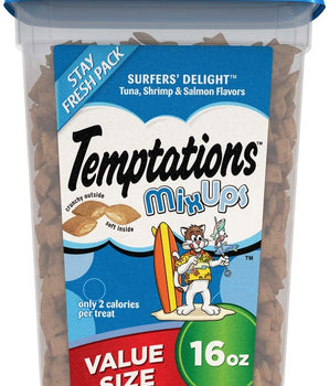 Temptations MixUps SURFERS DELIGHT Flavor Cat Treat 16 oz