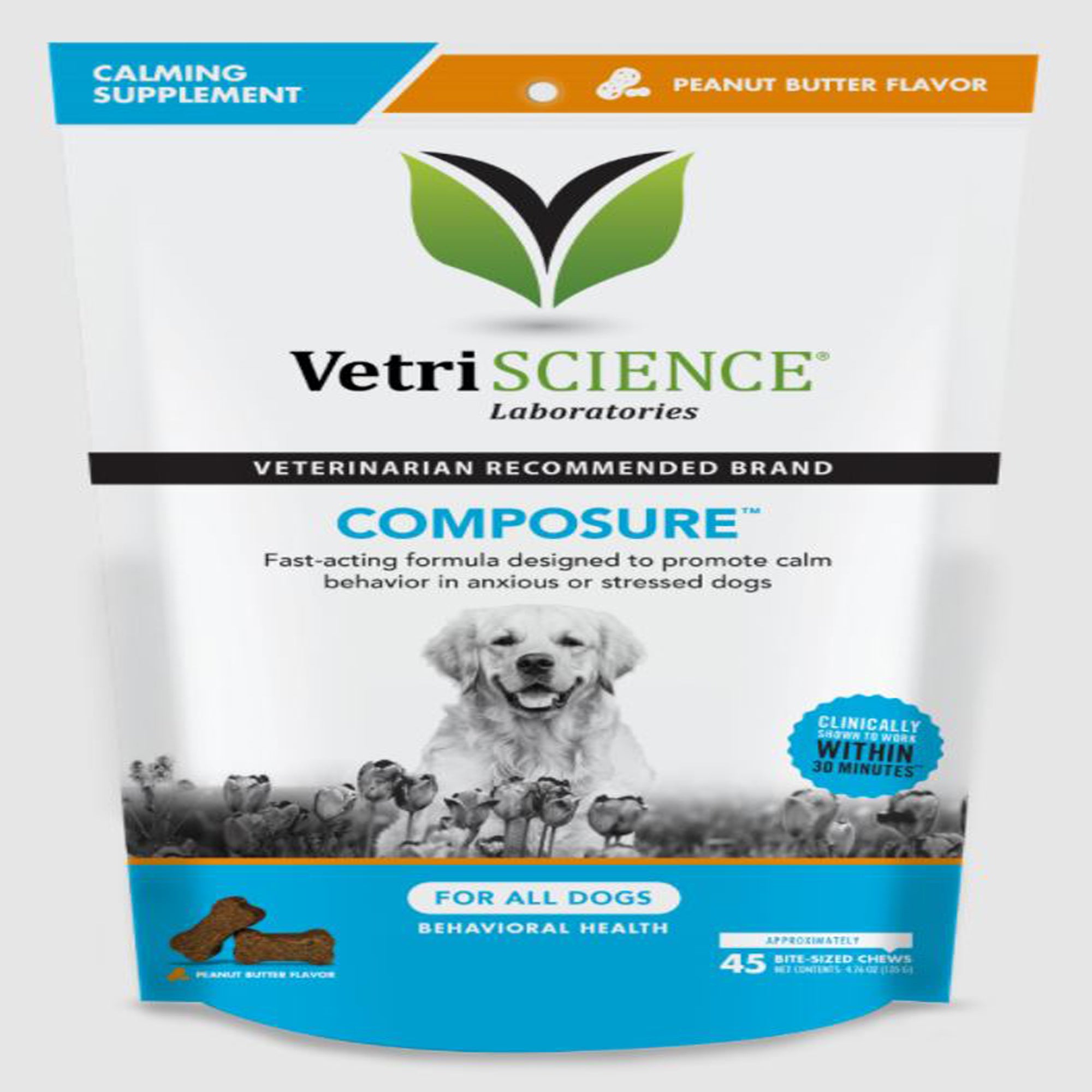Vetriscience Dog Composure Peanut Butter 5.64 Oz