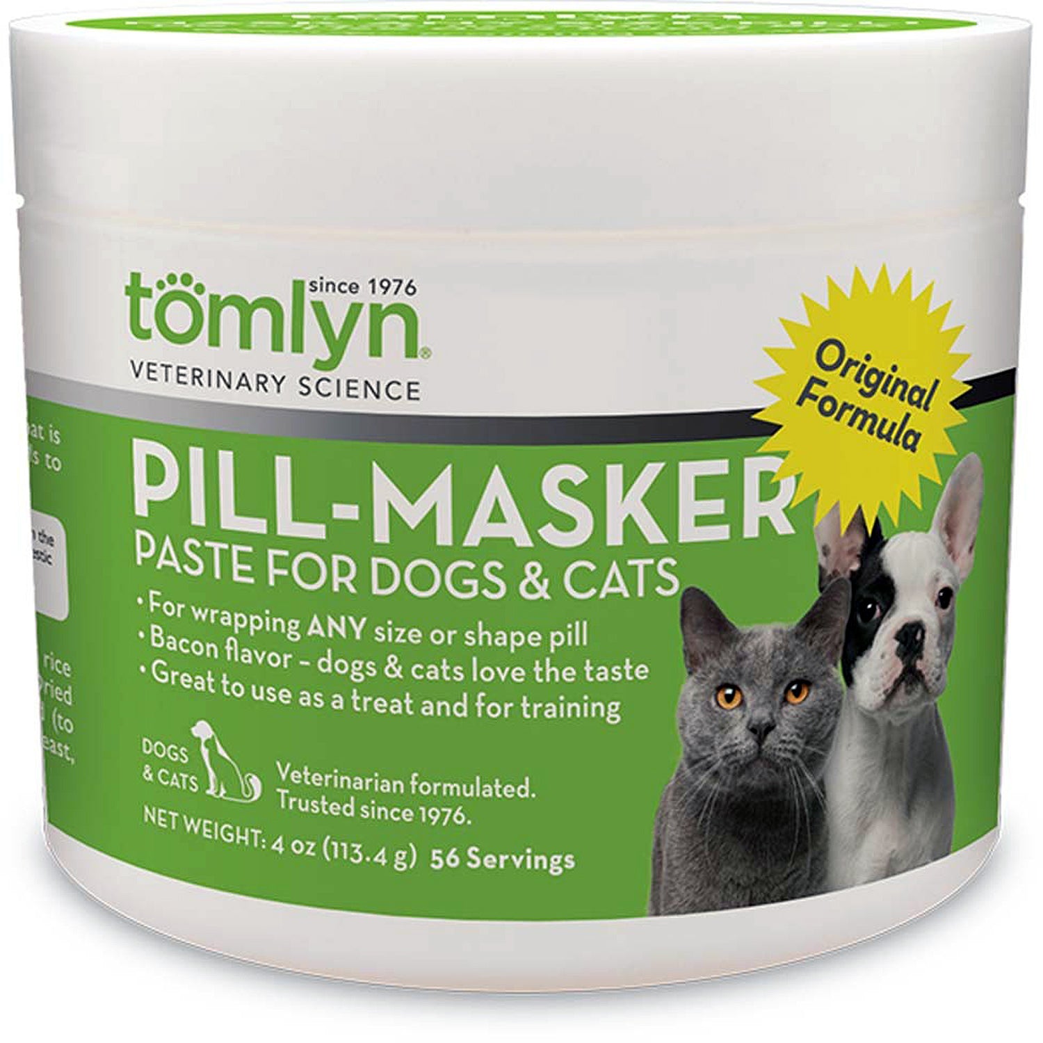 Tomlyn Pill-Masker for Dogs and Cats Original Formula 56 Count 4 oz