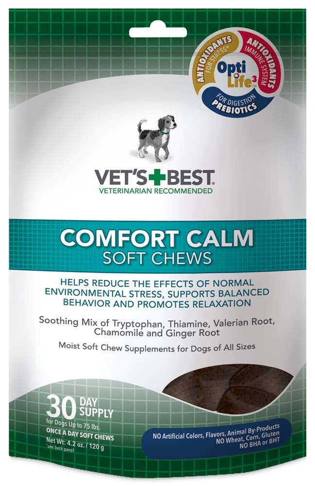 Vets Best Comfort Calm Soft Chews 1ea-4.2 oz; 30 ct