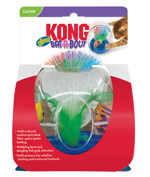 KONG Bat-A-Bout Glow Aquarium Cat Toy 1ea/MD