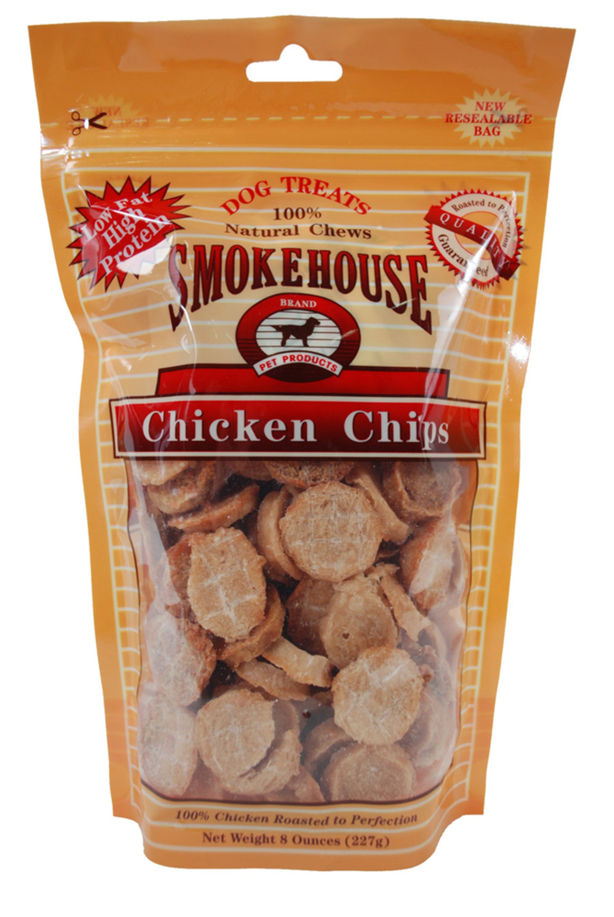 Smokehouse Chicken Chips Dog Treat Small 8 oz