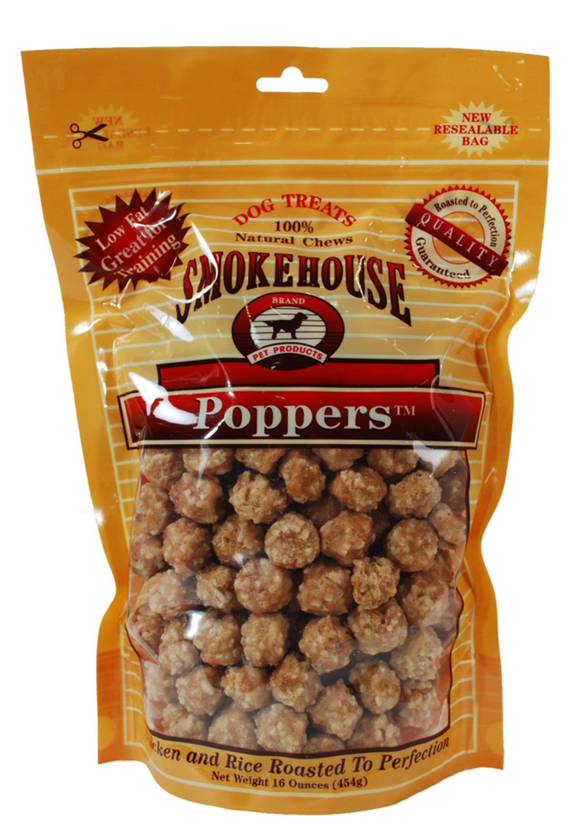 Smokehouse Chicken Poppers Dog Treat 16 oz