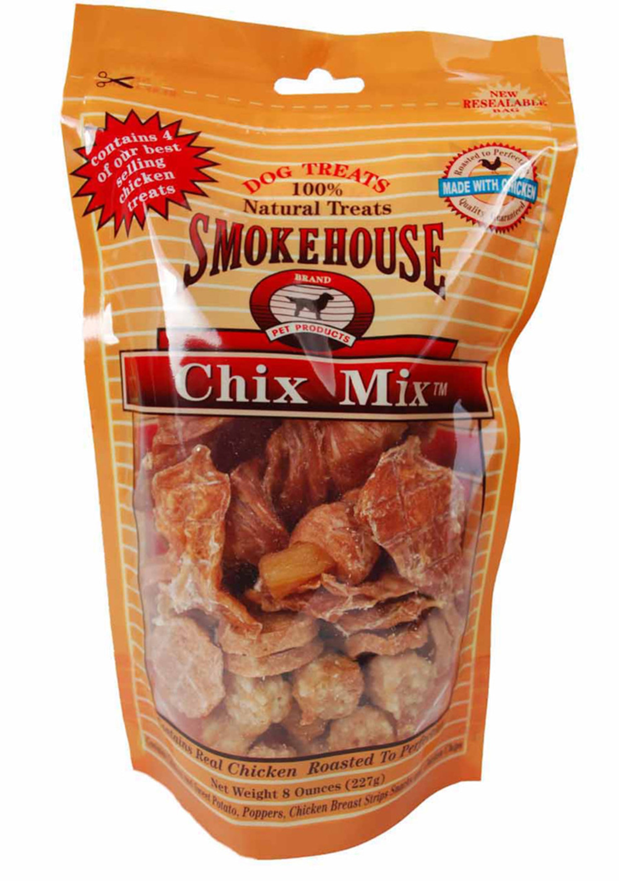 Smokehouse Chix Mix Dog Treats 8 oz