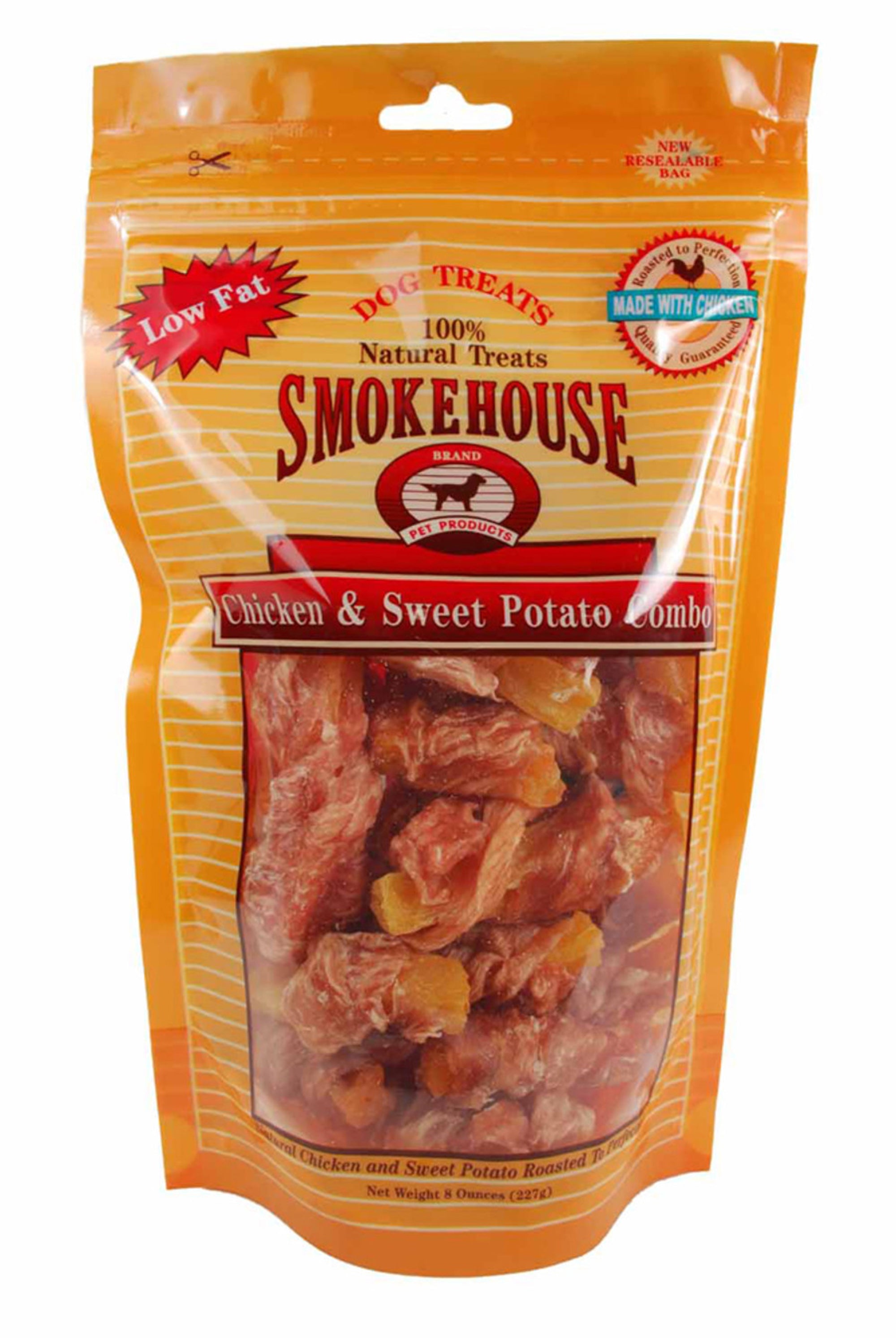 Smokehouse Chicken & Sweet Potato Dog Treat 8 oz
