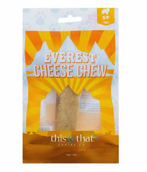 This and That Dog Enhanced Antler Chew Everest Cheese Small