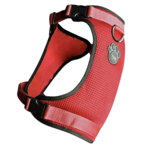 Canada Pooch Dog Everything Harness Mesh Red MD