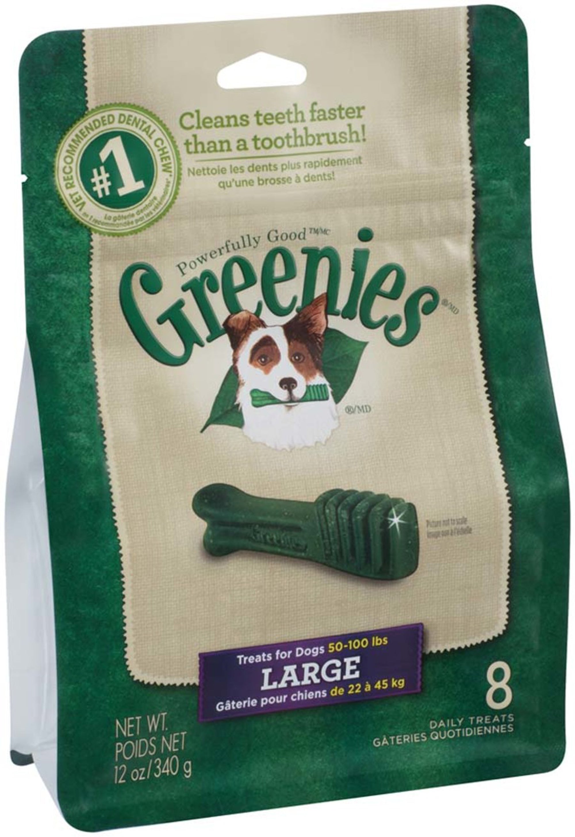 Greenies Dog Dental Treats Large Original 1ea/12 oz, 8 ct