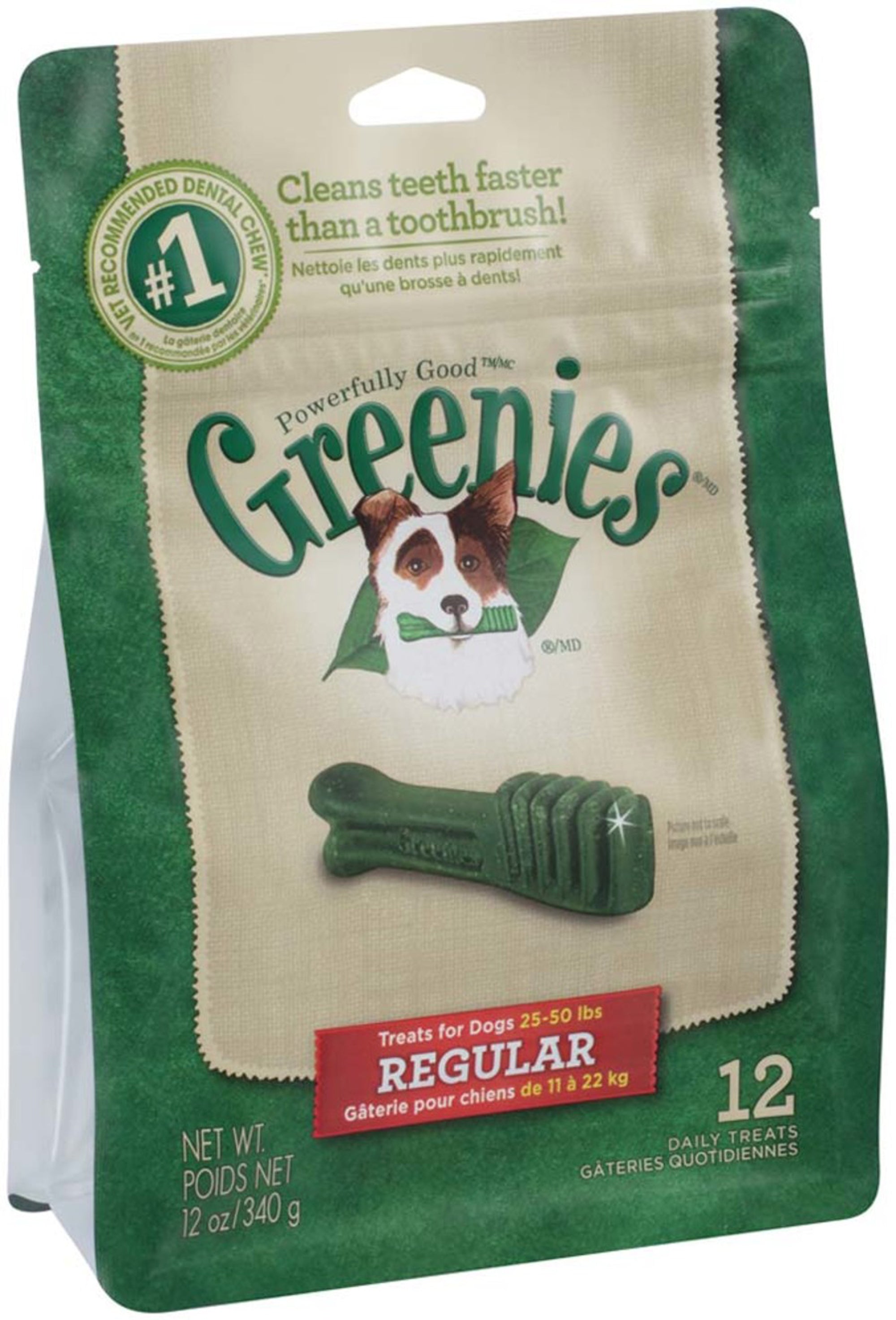 Greenies Dog Dental Treats Regular Original 1ea/12 oz, 12 ct