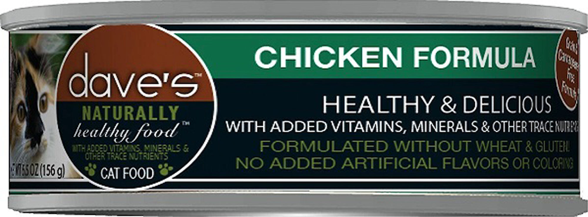 Dave's Pet Food Naturally Healthy Grain Free Chicken Formula 5.5oz. (Case Of 24)