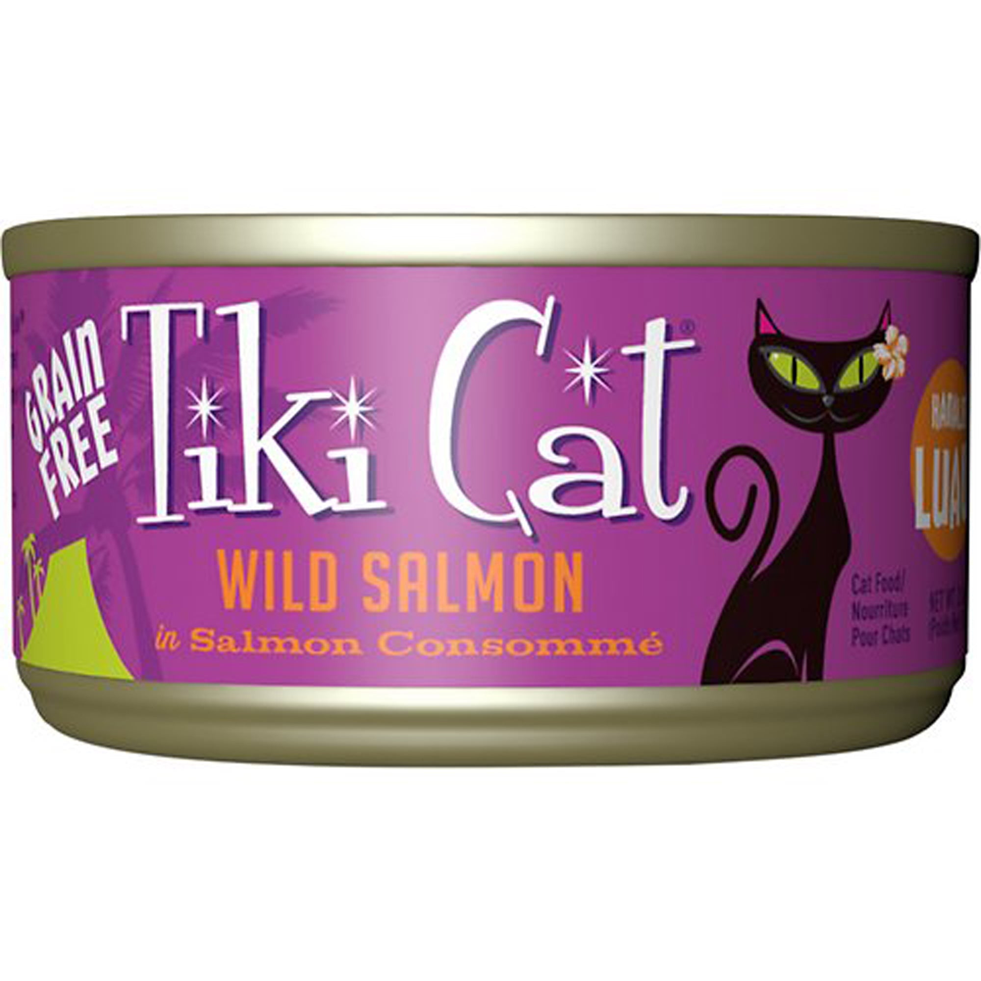 Tiki Pets Cat Hanalei Luau Salmon 2.8Oz (Case Of 12)
