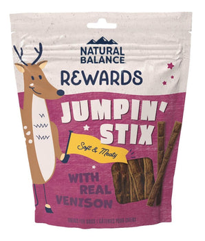 Natural Balance Pet Foods Rewards Jumpin Stix Dog Treats Venison 1ea-10 oz