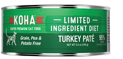Koha Cat Limited Ingredient Pat Grain Free Turkey 3oz.(Case of 24)