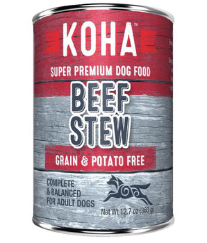 Koha Dog Grain Free Stew Beef 12.7oz.(Case Of 12)