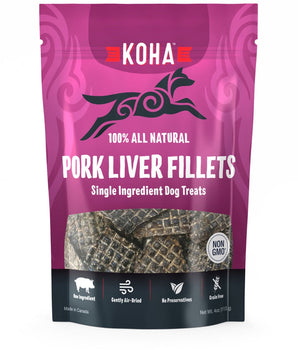 Koha Dog Grain Free Air Dried Pork Fillet 4oz.