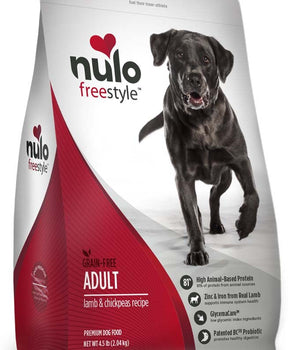 Nulo FreeStyle Grain Free Adult Dry Dog Food Lamb & Chickpeas 1ea/11 lb