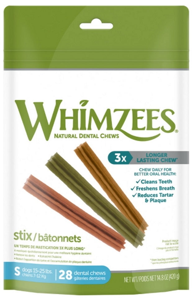 Whimzees Stix Small 14.8 Oz. Bag