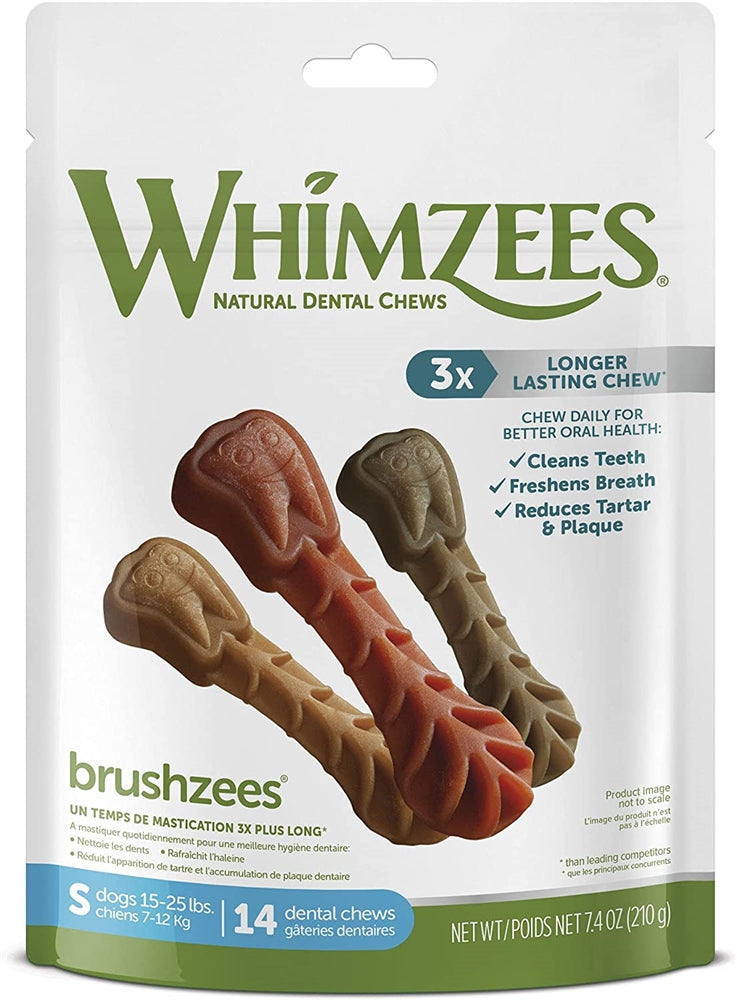 Whimzees Dog Brushzee Daily Pack Small