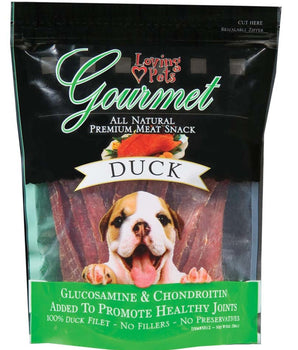 Loving Pets Gourmet Duck Filet Strips Dog Treats 1ea/12 oz