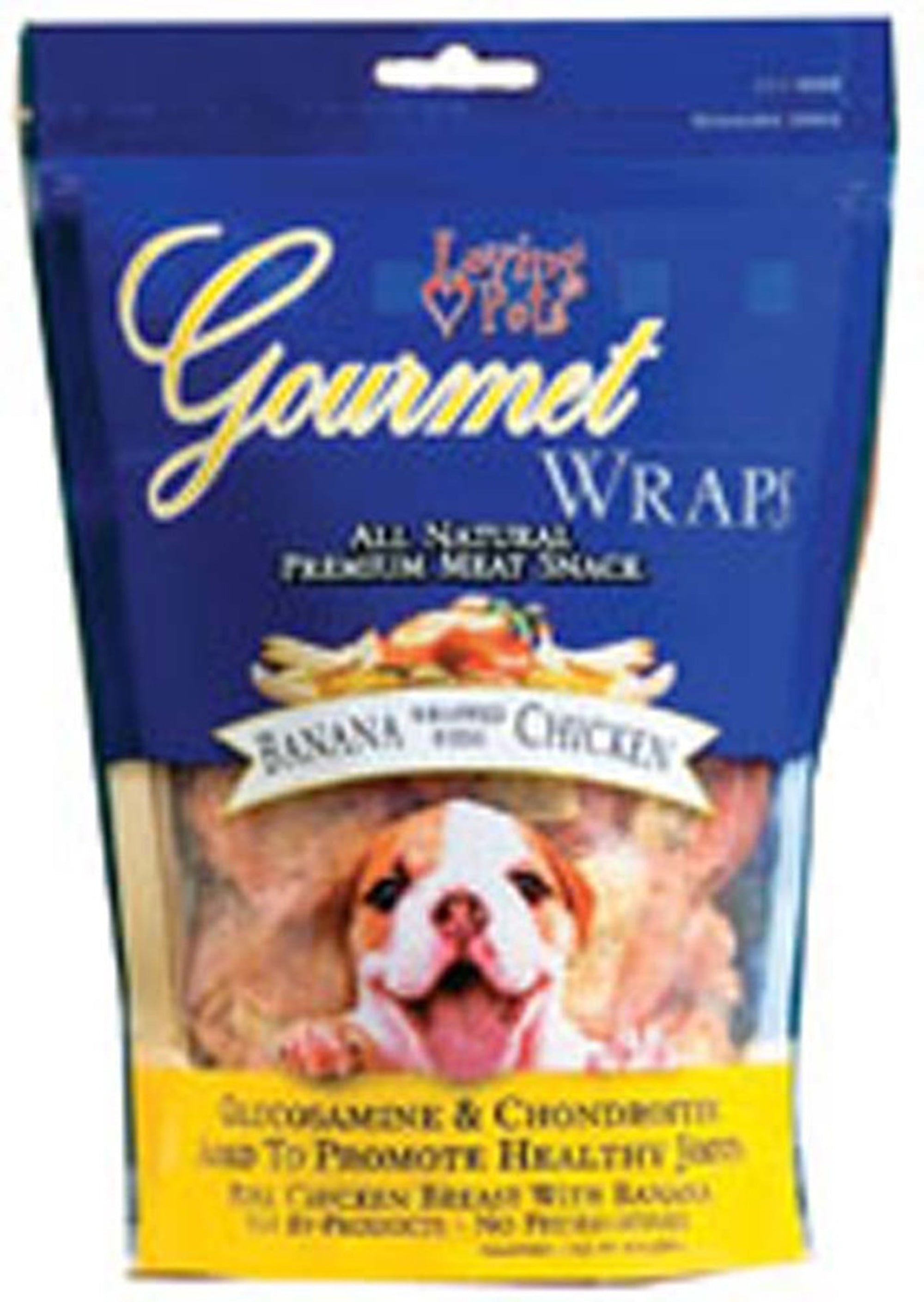 Loving Pets Gourmet Wraps Dog Treat Banana & Chicken 1ea/6 oz