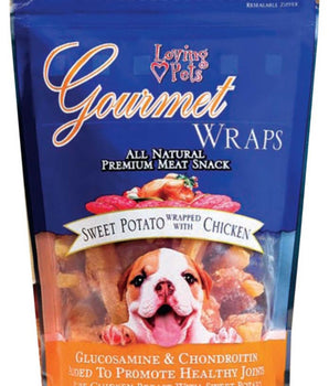 Loving Pets Gourmet Wraps Dog Treat Sweet Potato & Chicken 1ea/8 oz