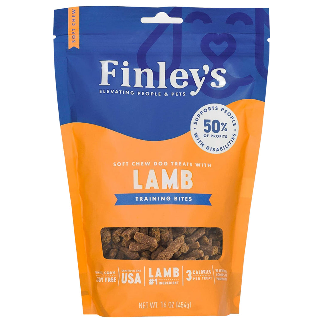 Finleys Dog Soft Chew Training Bites Lamb16oz.