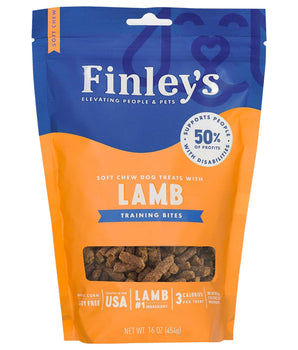 Finleys Dog Soft Chew Training Bites Lamb16oz.