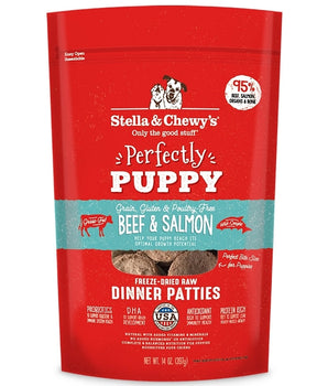 Stella and Chewys Dog Freeze Dried Puppy Beef Salmon 5.5 Oz.