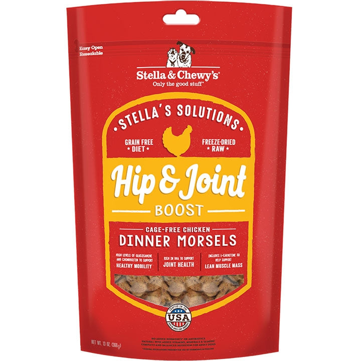 Stella and Chewys Dog Solutions Hip and Joint Boost Chicken 13 Oz