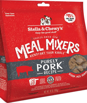 Stella and Chewys Dog Freeze-Dried Mixer Pork 18 Oz